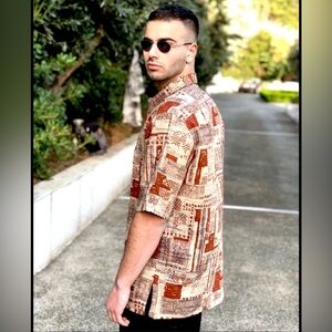 Vintage Guy Fleury short sleeve Button down shirt